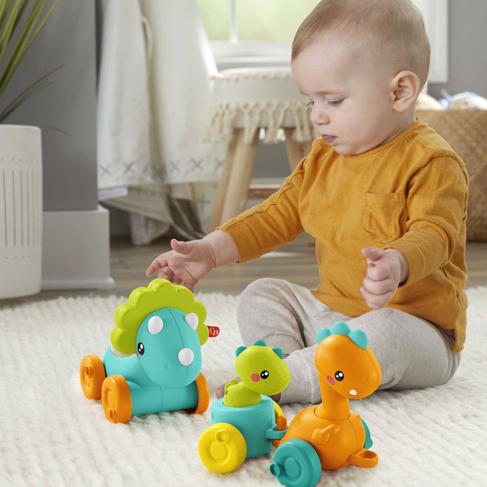 slide 2 of 6, Fisher-Price Paradise Pals Dino Choo Choo Trio, 1 ct