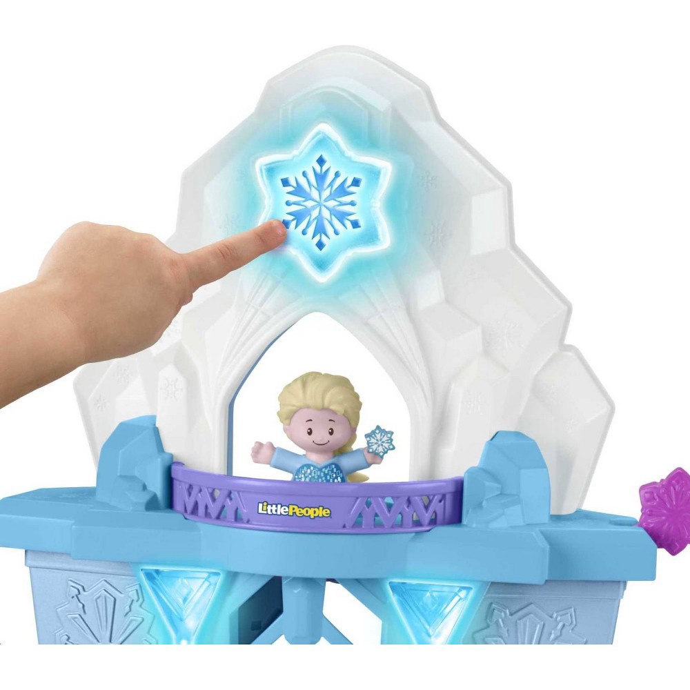 slide 4 of 6, Fisher-Price Little People Disney Frozen Elsa's Enchanted Lights Palace, 1 ct