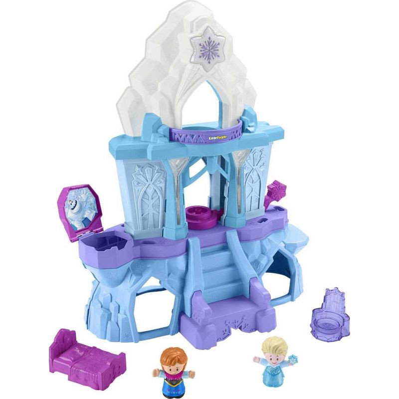 slide 1 of 1, Fisher-Price Little People Disney Frozen Elsa's Enchanted Lights Palace, 1 ct