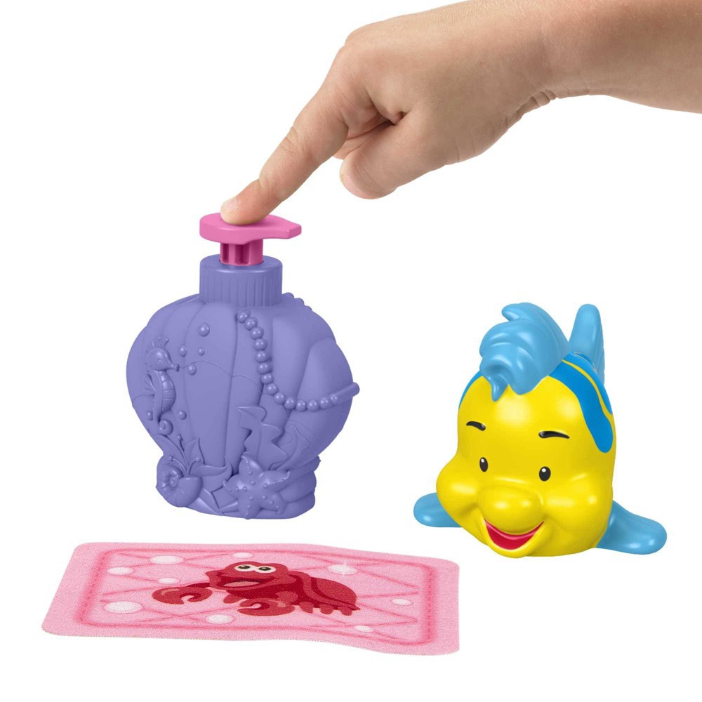 slide 3 of 6, Fisher-Price Little People Disney Princess Bathtime with Ariel Playset, 1 ct