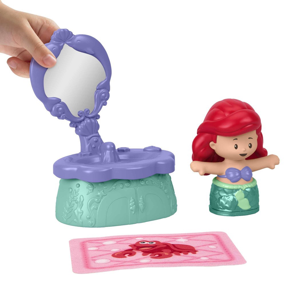 slide 4 of 6, Fisher-Price Little People Disney Princess Bathtime with Ariel Playset, 1 ct