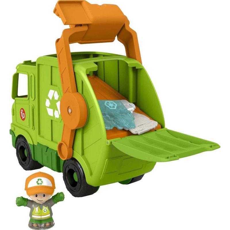 slide 3 of 6, Fisher-Price Little People Recycling Truck, 1 ct