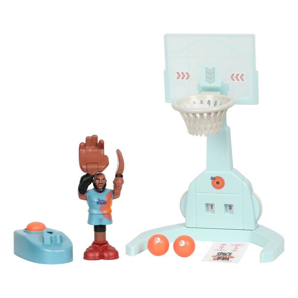 slide 2 of 16, Space Jam: A New Legacy - Super Shoot & Dunk Playset with LeBron James Figure, 1 ct