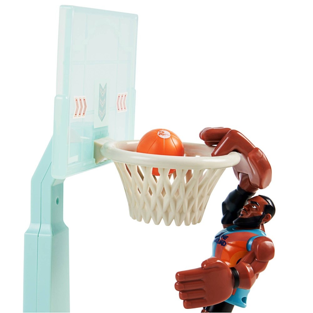 slide 9 of 16, Space Jam: A New Legacy - Super Shoot & Dunk Playset with LeBron James Figure, 1 ct