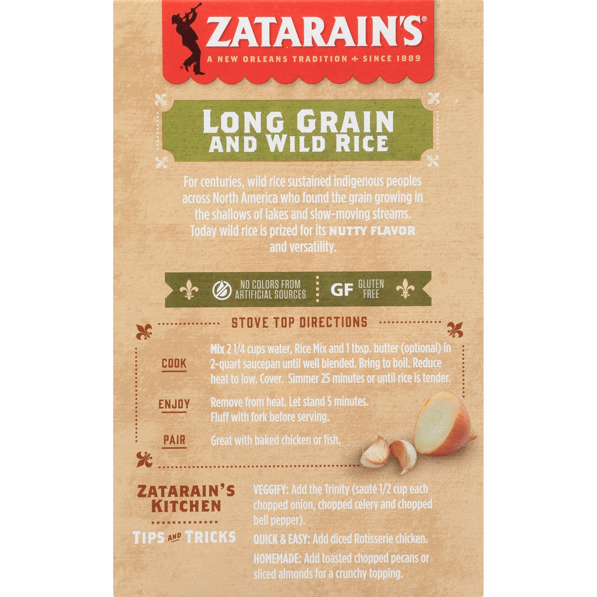 slide 2 of 5, Zatarain's Long Grain & Wild Rice, 7 oz