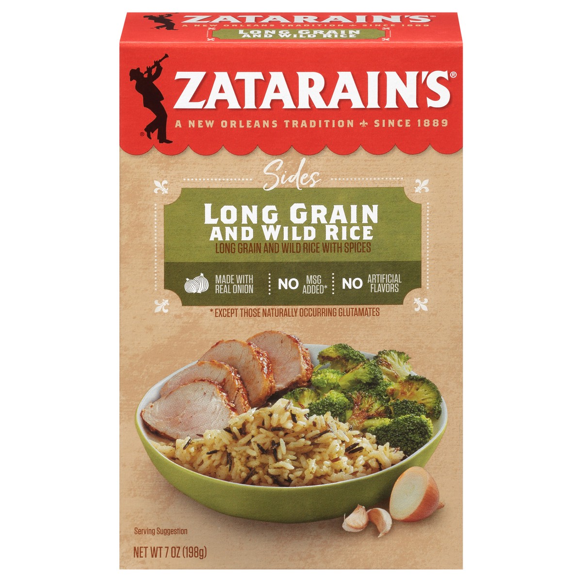 slide 1 of 2, Zatarain's Long Grain & Wild Rice, 7 oz