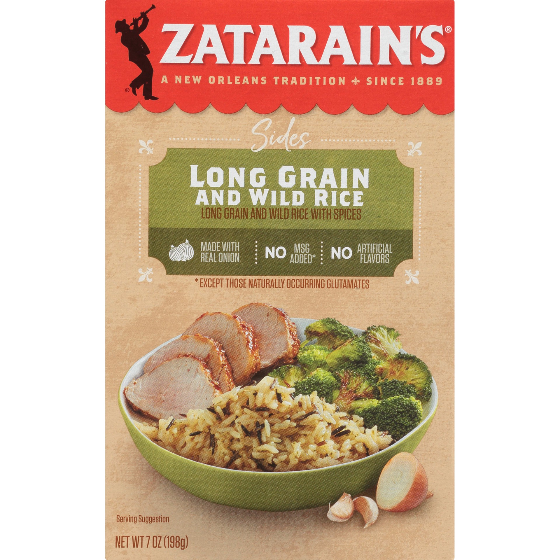 slide 1 of 2, Zatarain's Long Grain & Wild Rice, 7 oz