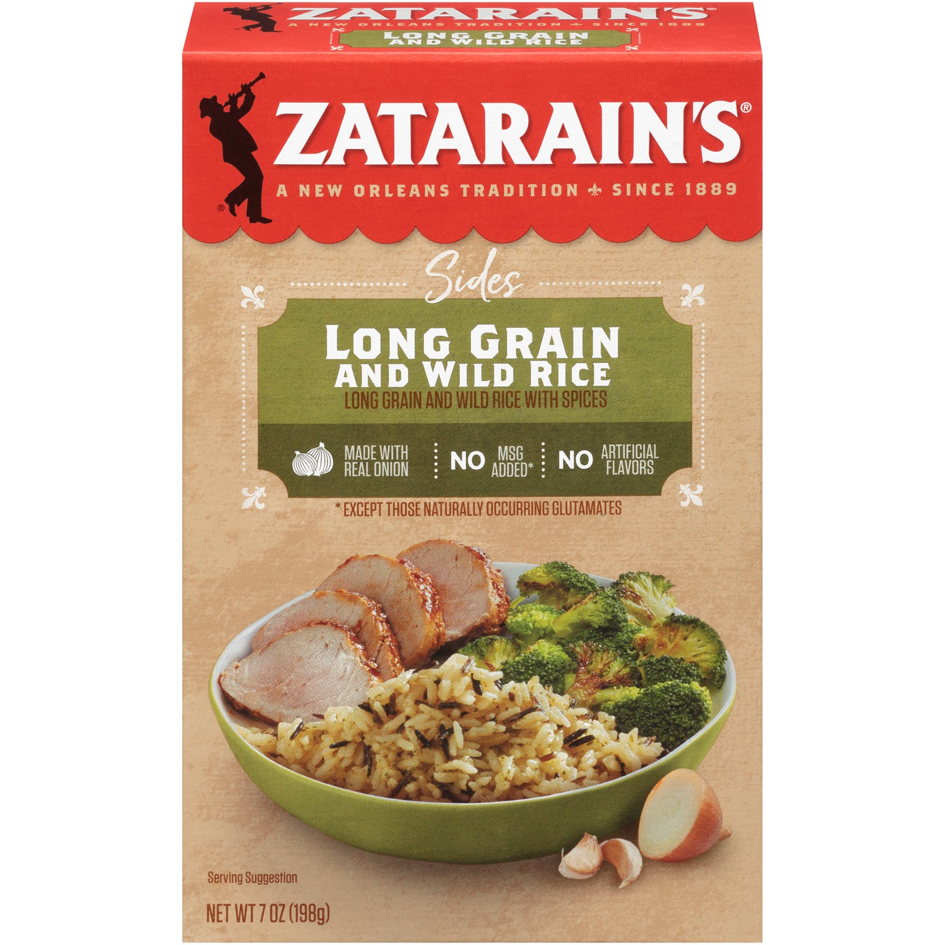 slide 1 of 5, Zatarain's Long Grain & Wild Rice, 7 oz