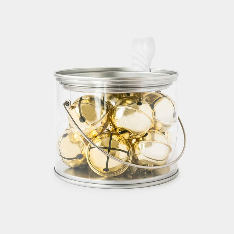 slide 1 of 5, Gold Jingle Bells Container - Sugar Paper + Target, 1 ct