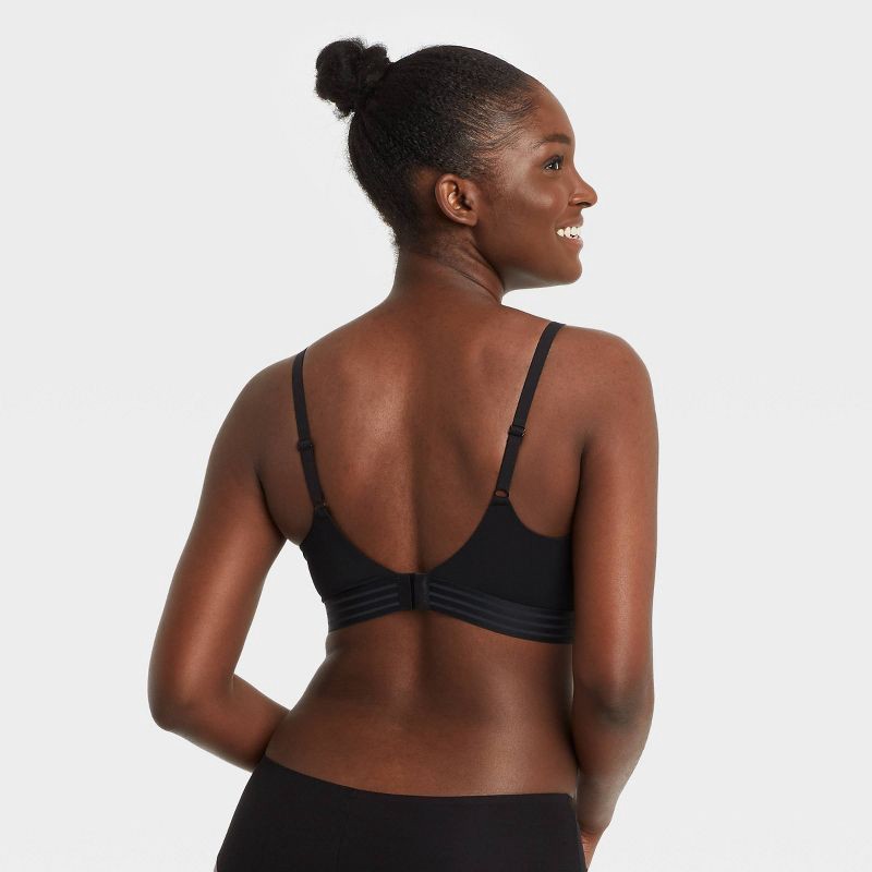 Women's Wirefree Push-Up Bra - Auden Black 40C 1 ct