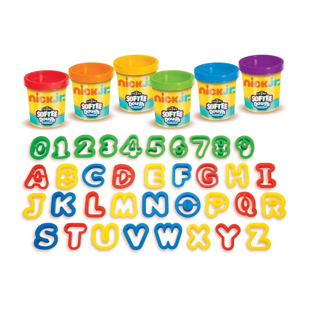 slide 3 of 8, Nick Jr. Softee Dough ABC Express Learning Set, 1 ct