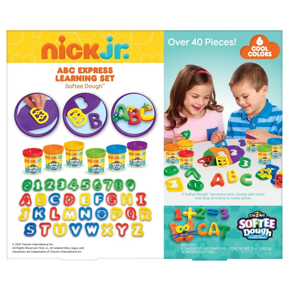 slide 5 of 8, Nick Jr. Softee Dough ABC Express Learning Set, 1 ct