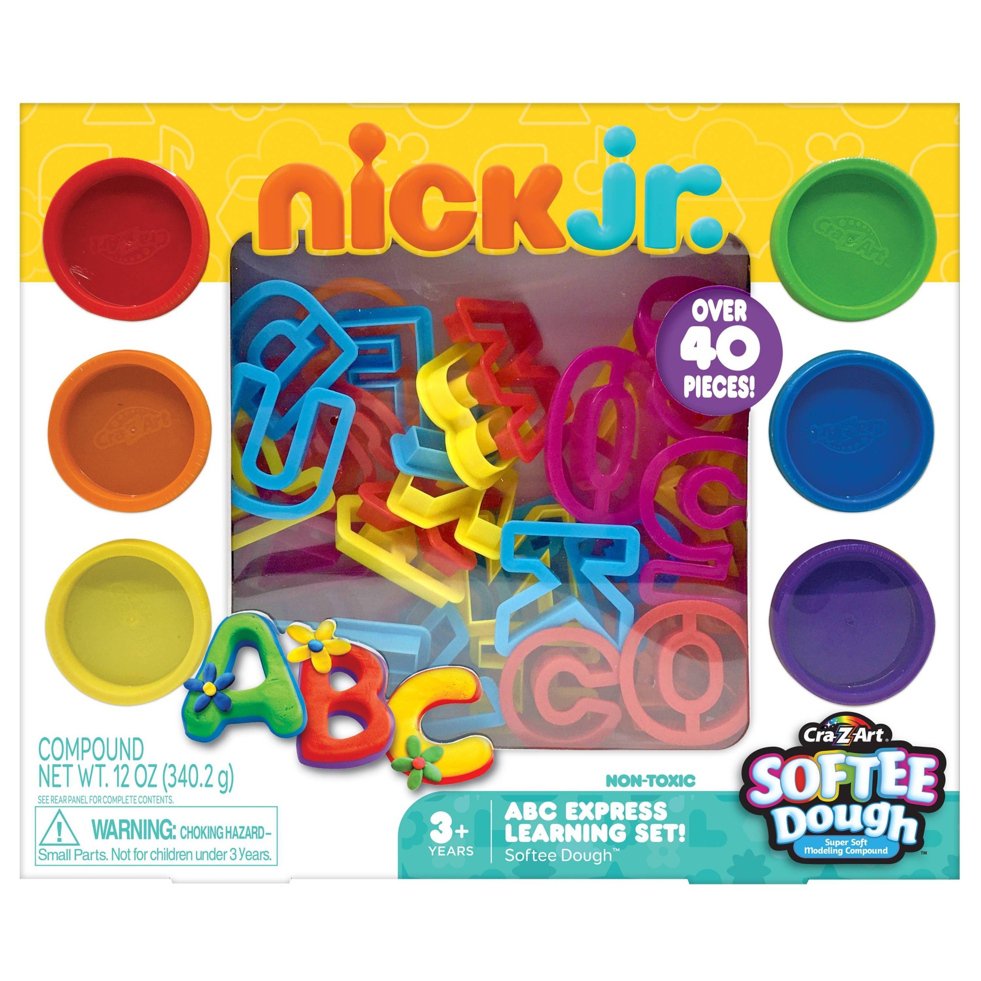 slide 1 of 8, Nick Jr. Softee Dough ABC Express Learning Set, 1 ct