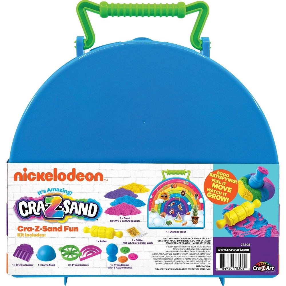 slide 7 of 7, Nickelodeon Cra-Z-Sand Crazy Zany Rainbow Case, 1 ct