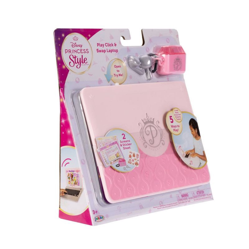 slide 8 of 11, Disney Princess Style Collection Play, Click and Swap Laptop, 1 ct