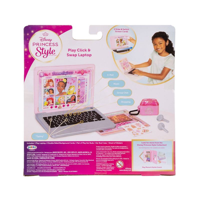 slide 11 of 11, Disney Princess Style Collection Play, Click and Swap Laptop, 1 ct