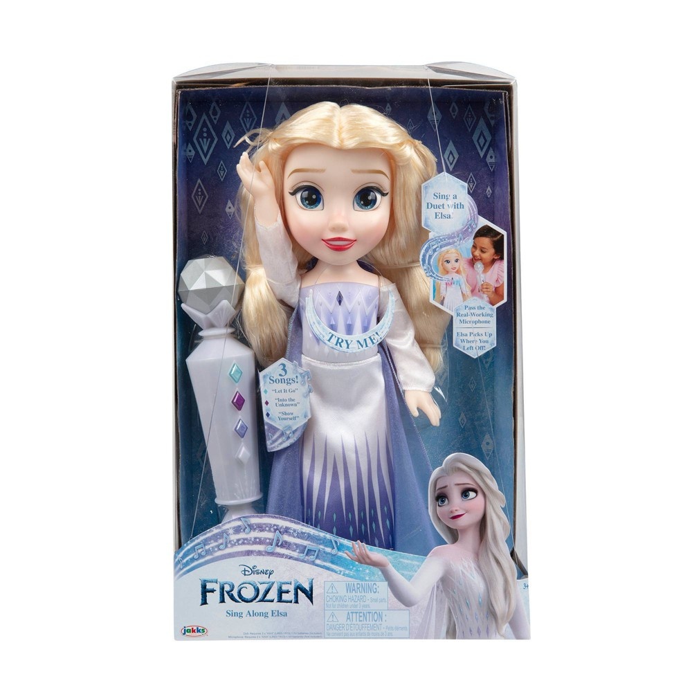 slide 2 of 8, Disney Frozen Sing Along Elsa Doll, 1 ct