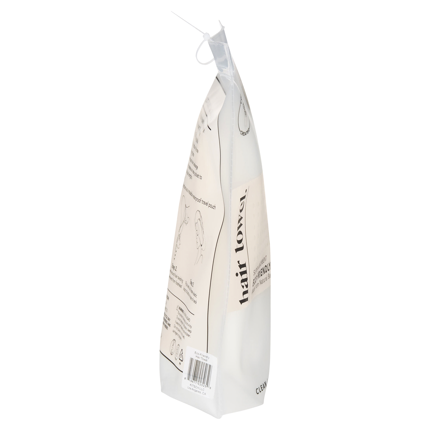 slide 5 of 5, Kitsch Eco-Friendly Hair Towel, 1 ct