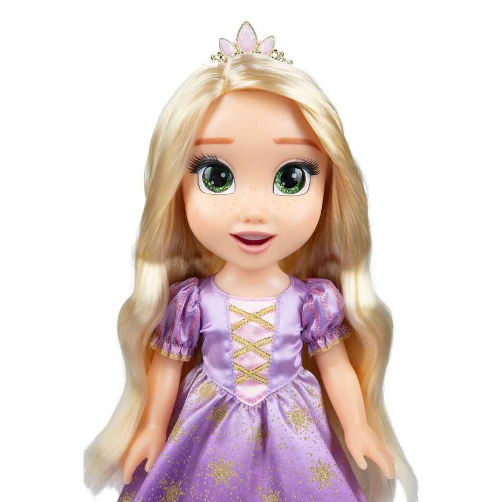 slide 9 of 12, Disney Princess Magic In Motion Hair Glow Rapunzel Doll, 1 ct