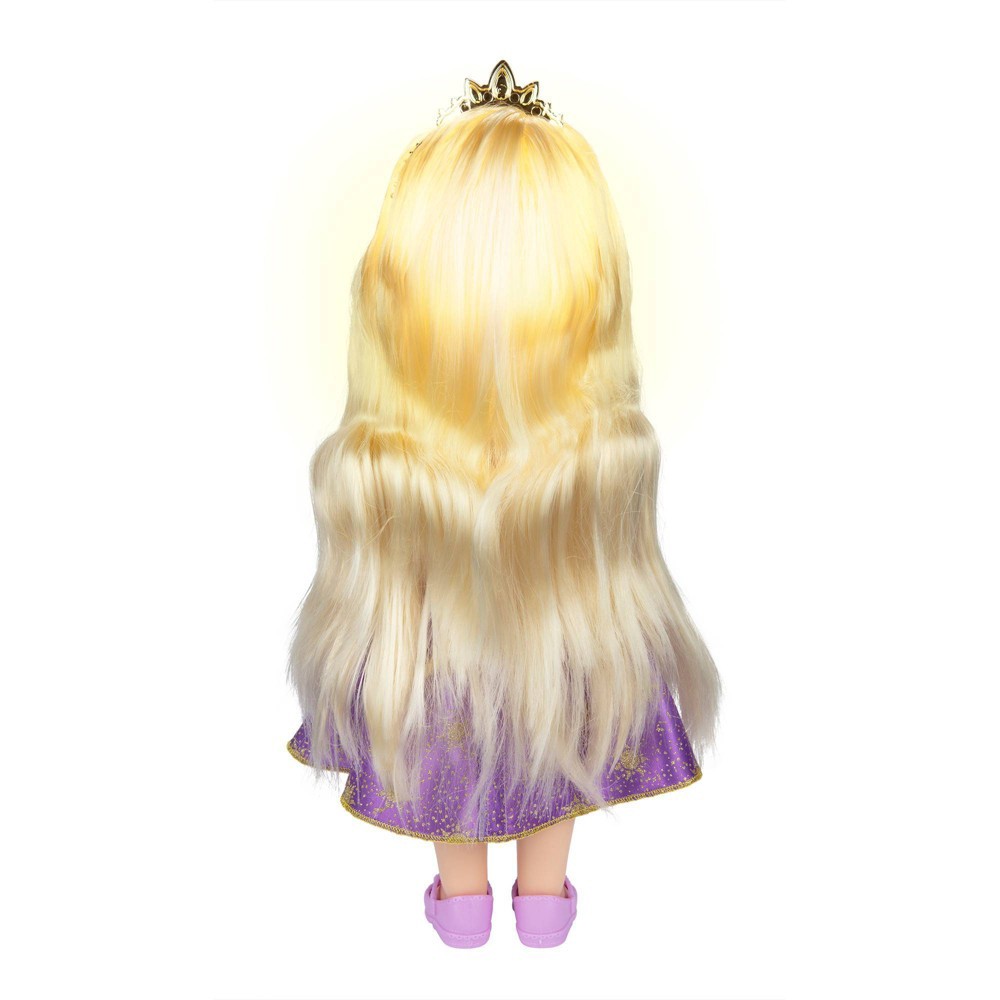 slide 2 of 12, Disney Princess Magic In Motion Hair Glow Rapunzel Doll, 1 ct