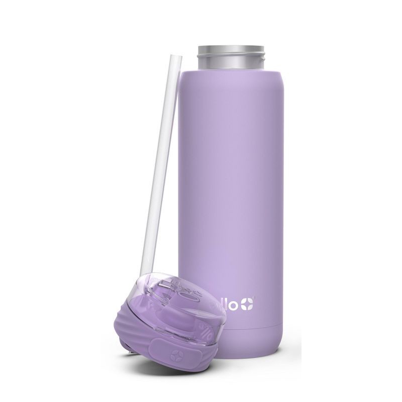 slide 3 of 3, Ello Cooper 22oz Stainless Steel Water Bottle Purple: Insulated, Reusable, BPA-Free, Metal Drinkware for Hot & Cold Beverages, 22 oz