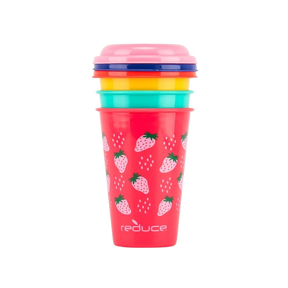 Reduce 12oz 3pk Plastic Go-Go's Berry Fun Kids Tumblers 3 ct; 12 oz