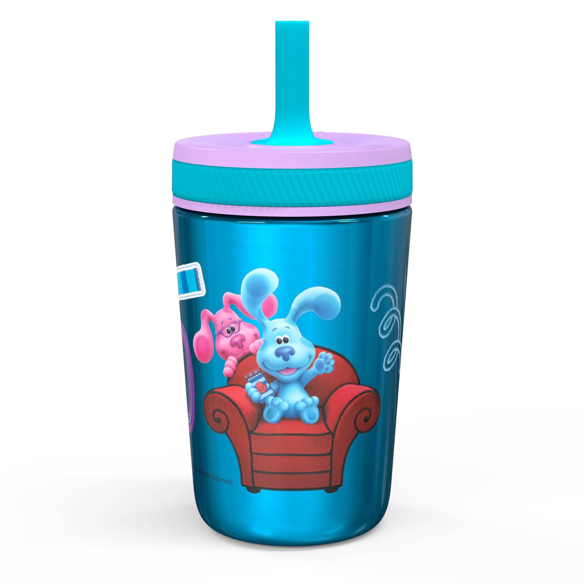 Blue's Clues & You! Blue's Clues 12oz Stainless Steel Kelso Kids Tumbler -  Zak Designs 12 oz