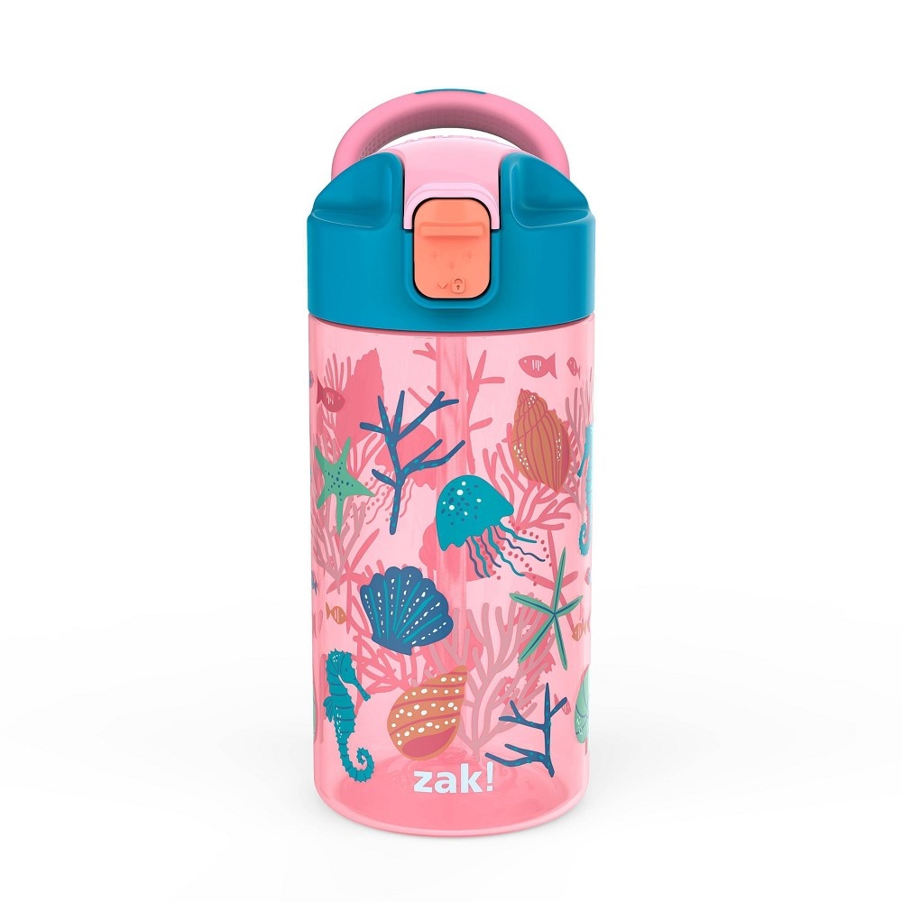 18oz 2pk Plastic Shells and Rainbows Valiant Kids Water Bottle Set - Zak  Designs 2 ct