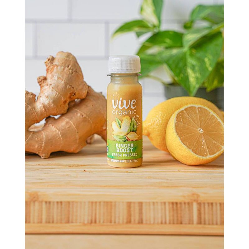 slide 3 of 6, Vive Organic Pure Boost Ginger Shot - 2 fl oz, 2 fl oz