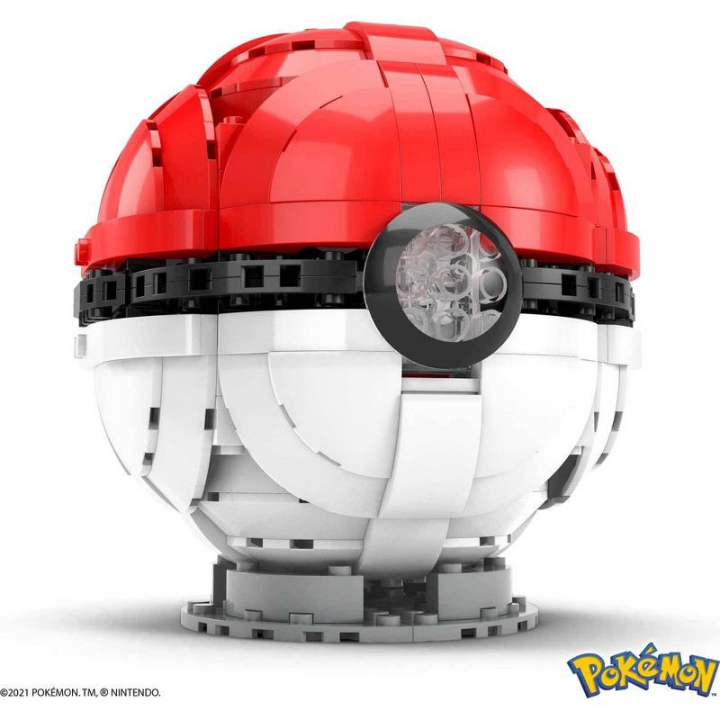 slide 4 of 5, Mega Construx Pokemon Jumbo Poke Ball Construction Set 303pc, 303 ct