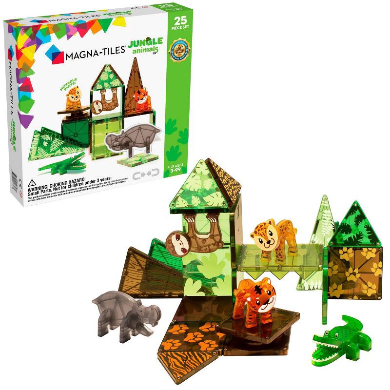 slide 1 of 1, Magna-Tiles Jungle Animals, 1 ct