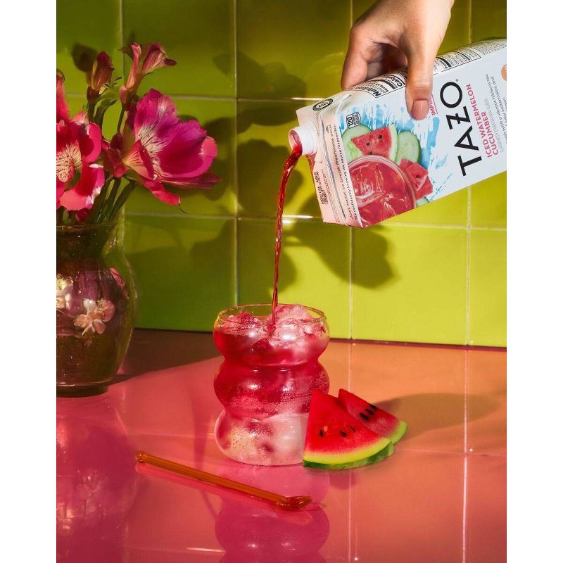 slide 6 of 9, Tazo Refreshers Iced Watermelon Cucumber Iced Tea Concentrate - 32 fl oz, 32 fl oz