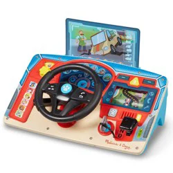 Melissa & Doug PAW Patrol Rescue Mission Wooden Dashboard: Fine Motor Skill Development, Realistic Functions