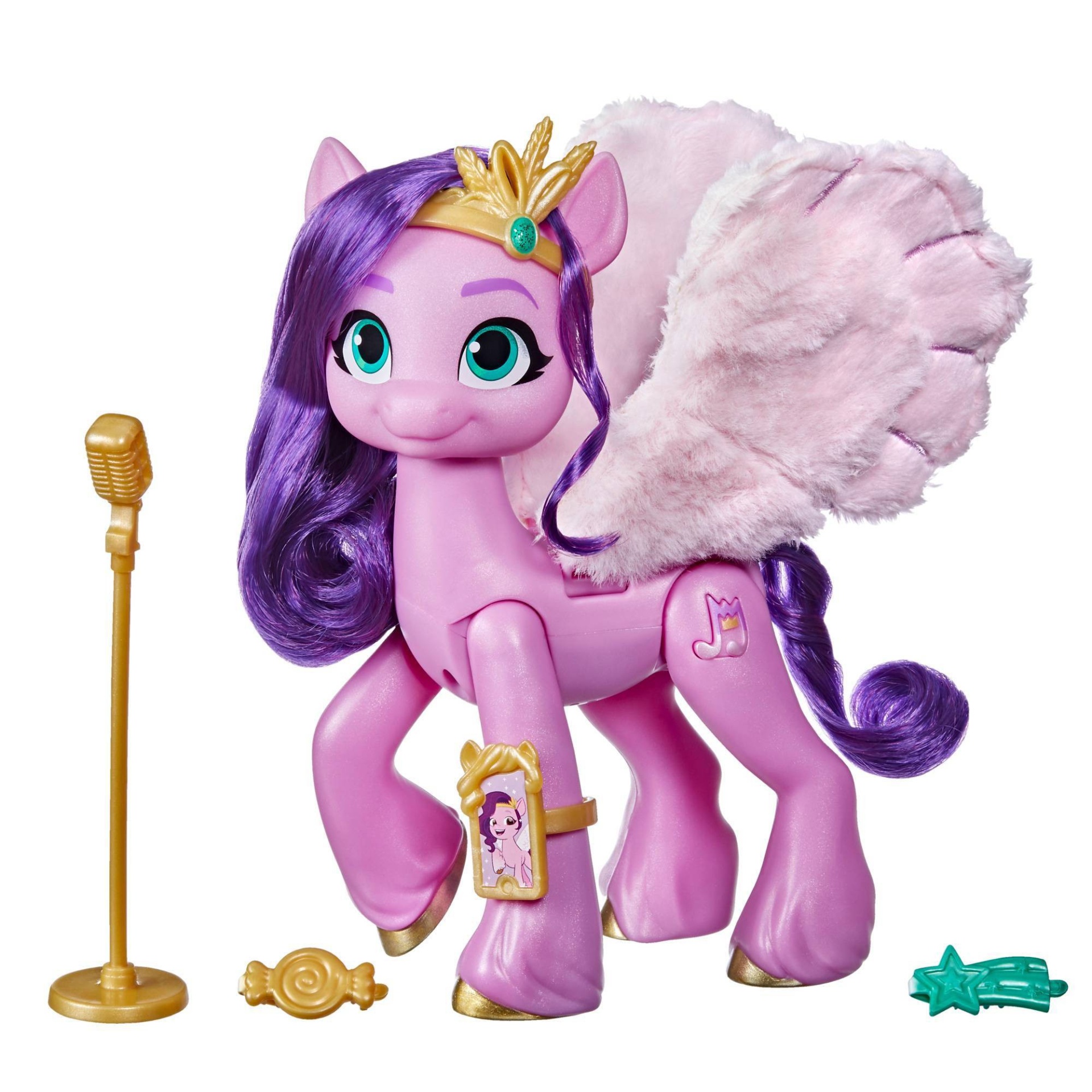 slide 1 of 9, My Little Pony: A New Generation Singing Star Princess Petals, 1 ct