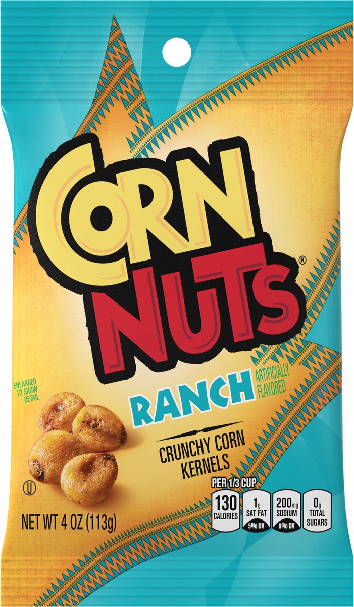 slide 2 of 9, Corn Nuts Corn Kernels, Crunchy, Ranch, 4 Ounce, 4 oz