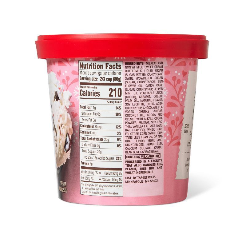 slide 2 of 5, Frozen Peppermint Bark Ice Cream - 48oz - Favorite Day™, 48 oz