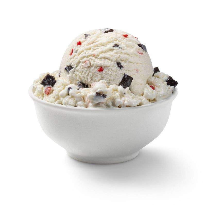 slide 4 of 5, Frozen Peppermint Bark Ice Cream - 48oz - Favorite Day™, 48 oz