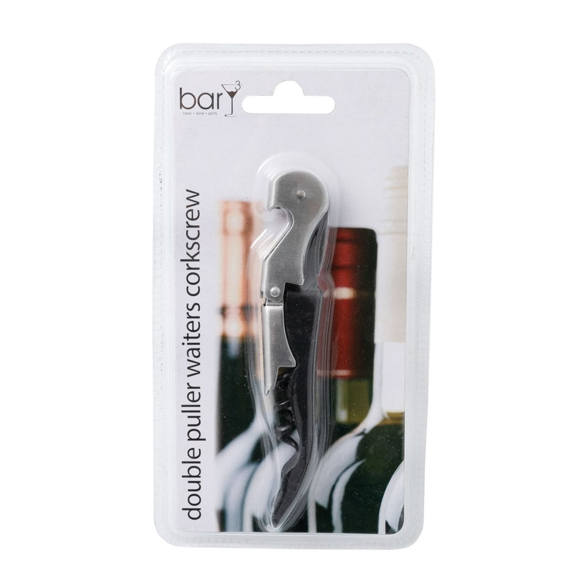 slide 1 of 9, barY3 Double Puller Waiter's Corkscrew, 1 ct
