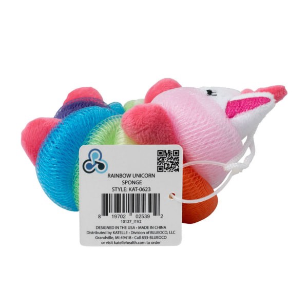 slide 11 of 13, Rainbow Katelle Kids Rainbow Unicorn Sponge, 1 ct