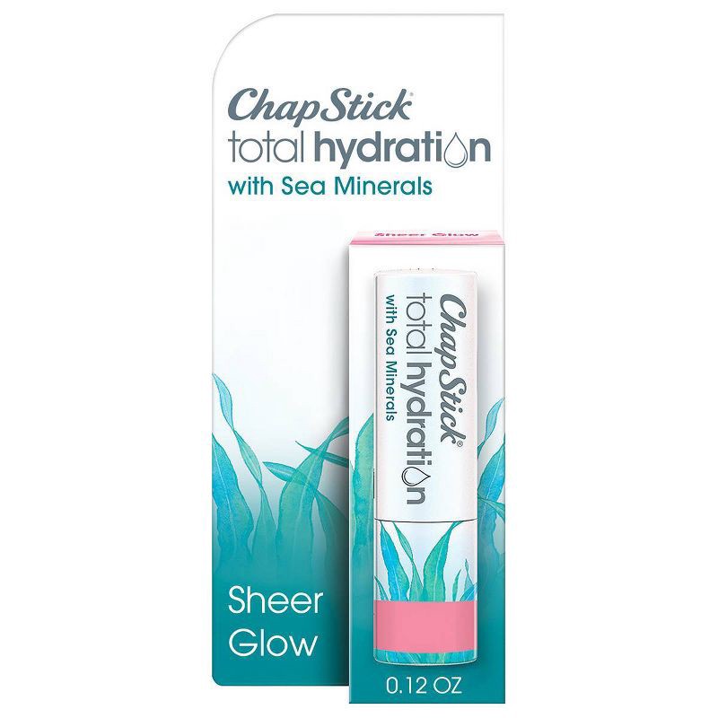 slide 1 of 1, Chapstick Total Hydration Sea Minerals Sheer Glow Tinted Lip Balm - 0.12oz, 0.12 oz