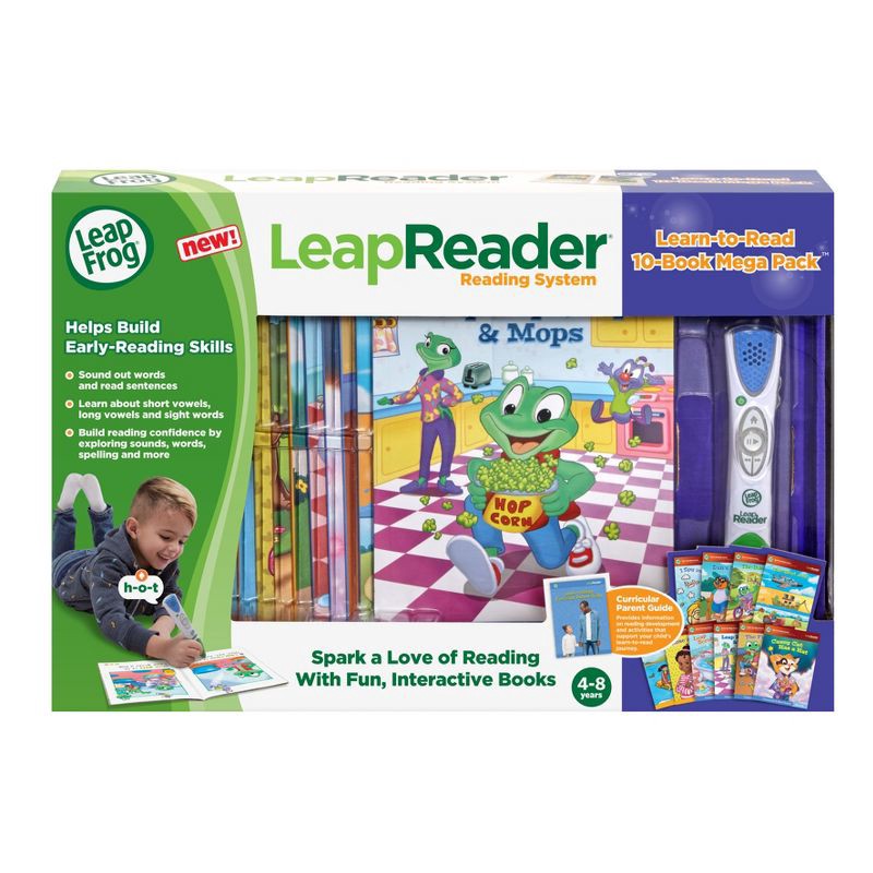 slide 9 of 9, LeapFrog LeapReader Learn-to-Read 10-Book Mega Pack, 1 ct