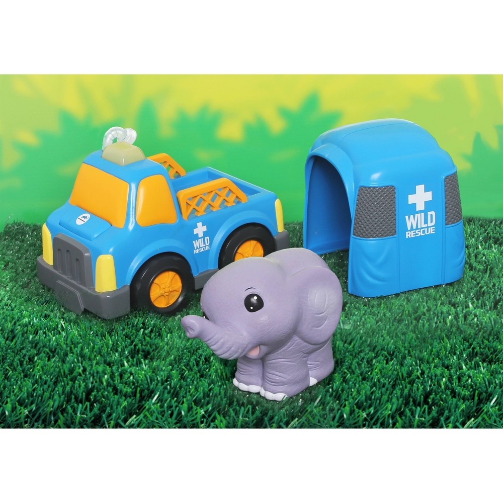 slide 3 of 5, Animal Planet Wild Rescue Elephant Rescue Playset, 1 ct