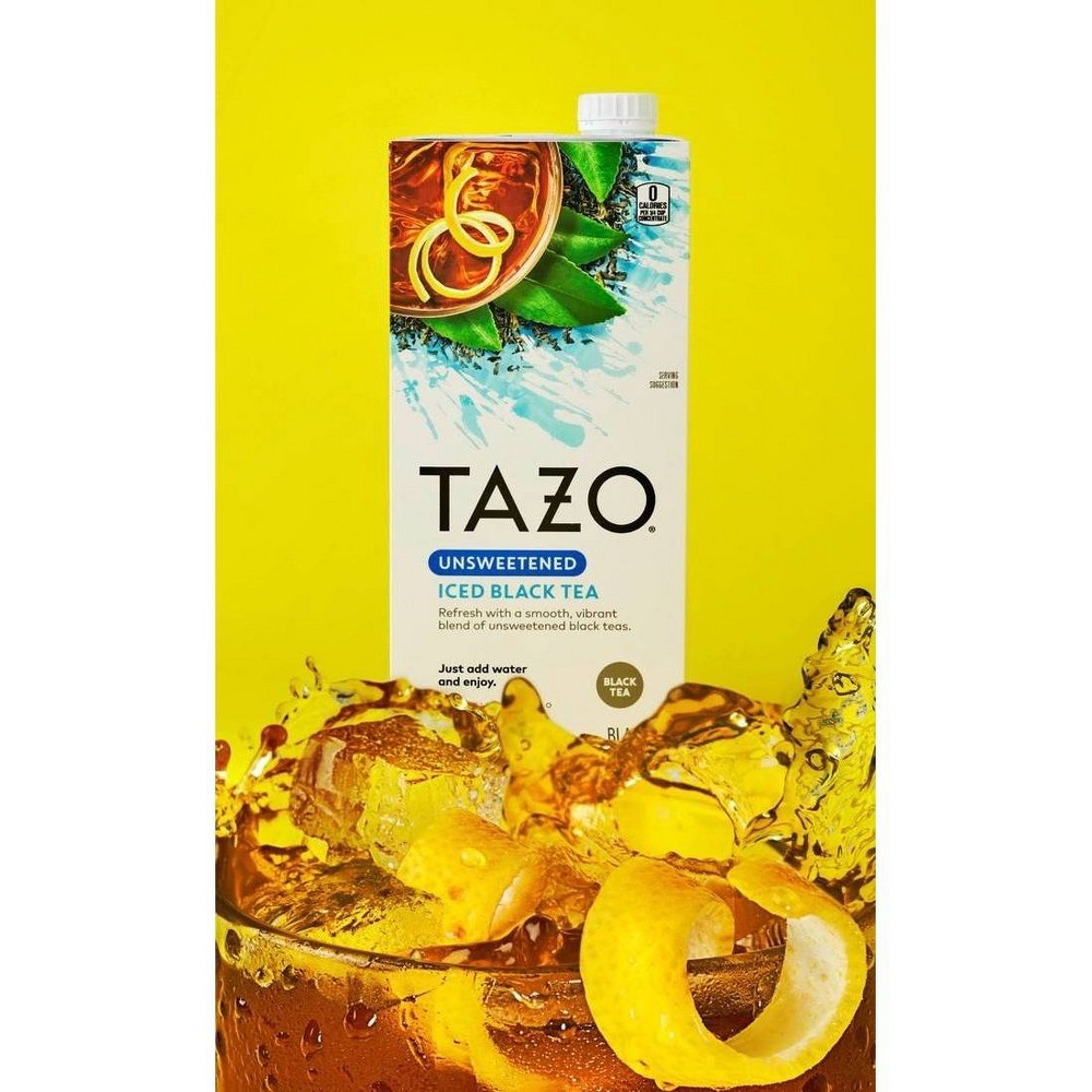 slide 5 of 6, Tazo Concentrate Unsweetened Iced Black Tea, 32 oz