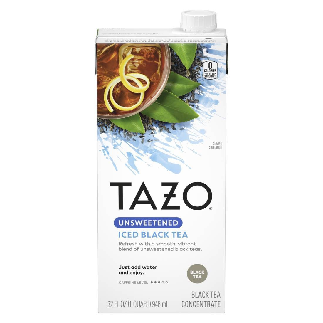 slide 1 of 6, Tazo Concentrate Unsweetened Iced Black Tea, 32 oz