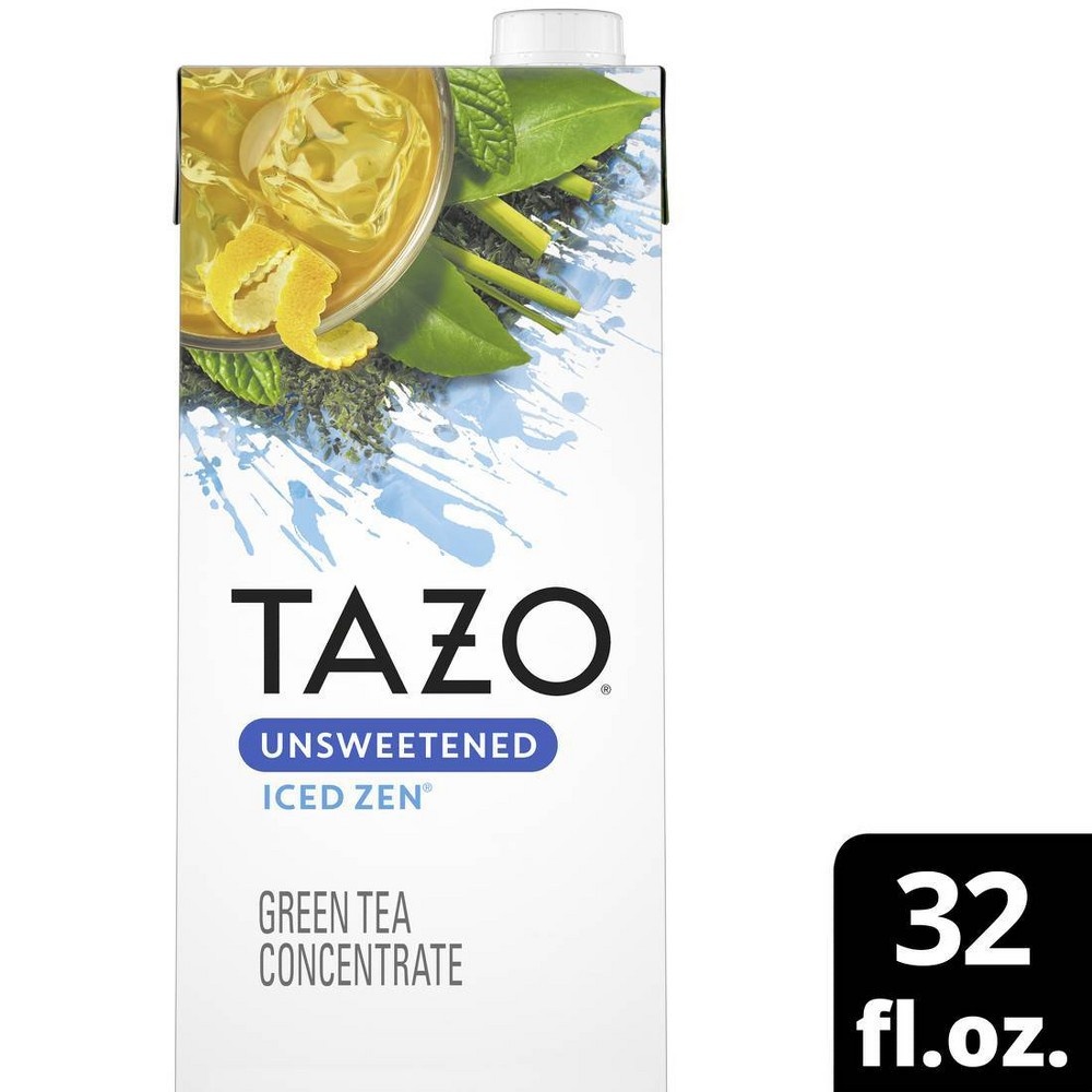 slide 3 of 5, Tazo Concentrate Unsweetened Zen Iced Tea - 32 fl oz, 32 fl oz
