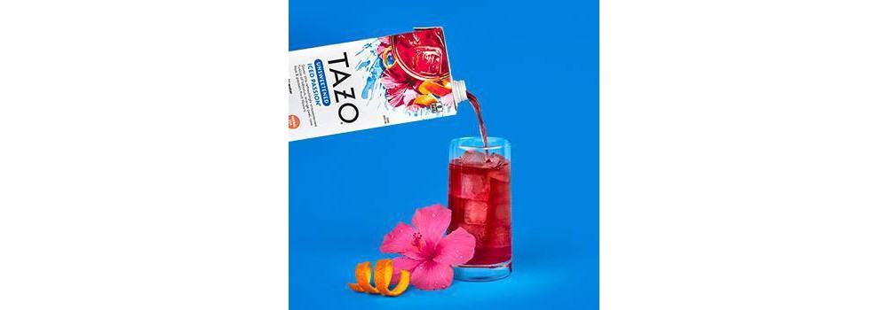 slide 4 of 6, Tazo Unsweetened Passion Iced Tea Concentrate - 32oz, 32 oz
