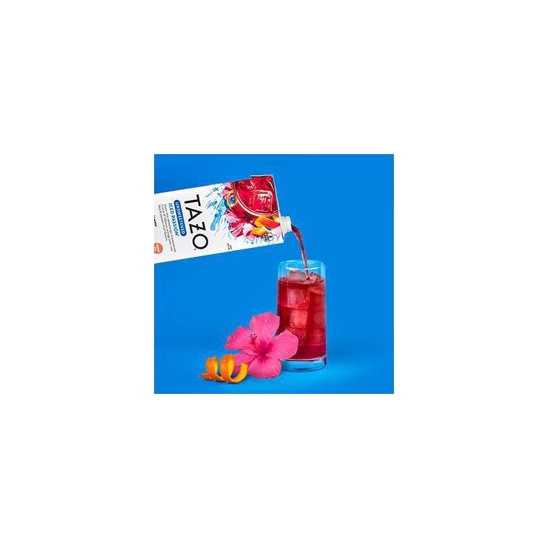 slide 4 of 7, Tazo Unsweetened Passion Iced Tea Concentrate - 32 fl oz, 32 fl oz