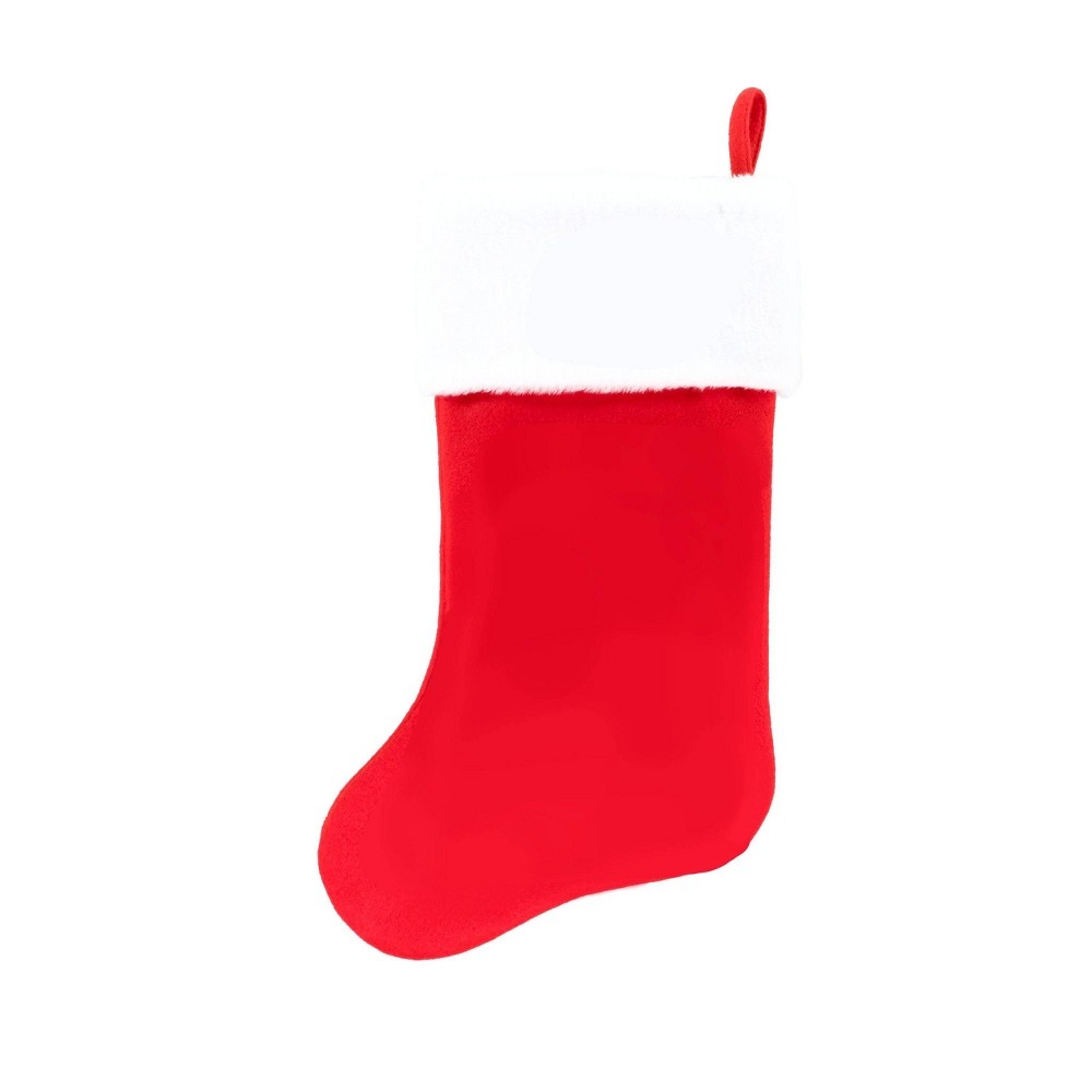 slide 2 of 3, Disney Mickey Mouse Santa Christmas Stocking Red, 1 ct