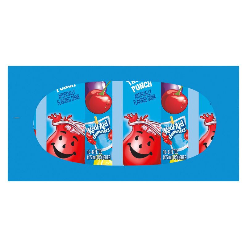 slide 15 of 16, Kool-Aid Jammer Tropical Punch - 30pk/6 fl oz Pouches, 30 ct; 6 fl oz