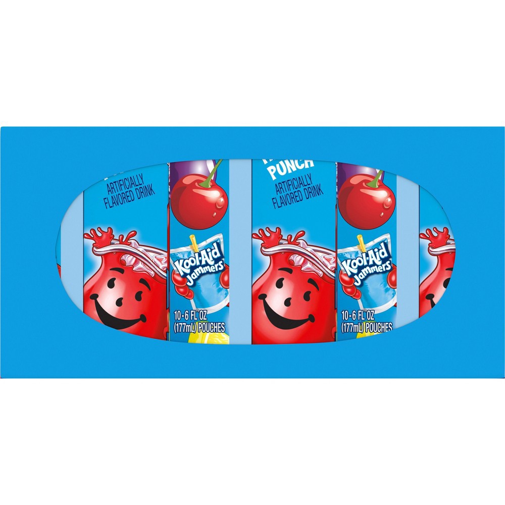 slide 16 of 16, Kool-Aid Jammers Tropical Punch Artificially Flavored Soft Drink Value Pack, 180 fl oz